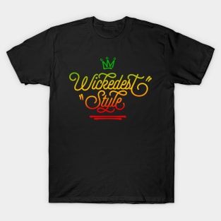 Wickedest Style Rasta Colors Reggae T-Shirt